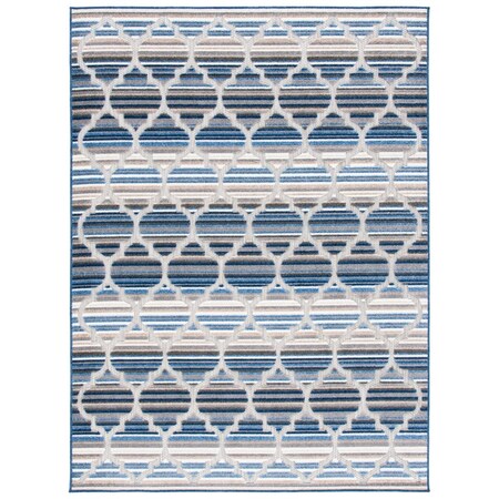 Safavieh 8 x 10 ft. Cabana Bohemian Rectangle Rug, Blue & Grey CBN333M-8